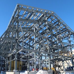 Brucejack Mine Mill Steel Erection