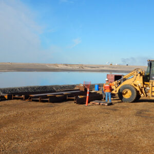 Moving Steel at the Finger Dyke Sump Project