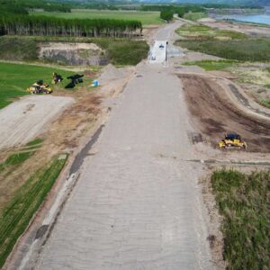 Birds Eye View of the Dry Creek Highway Bridge