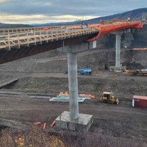 Dry Creek Highway Bridge Half Coverd