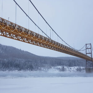 Dunvegan Bridge Project in Winter
