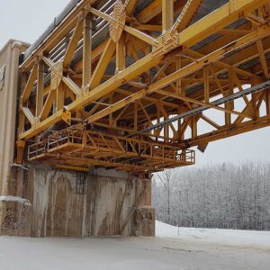 Dunvegan Bridge Project in Winter