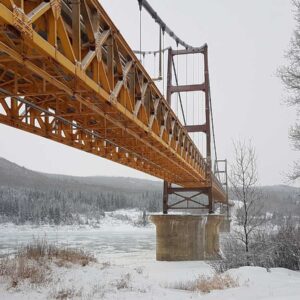 Dunvegan Bridge Project in Winter