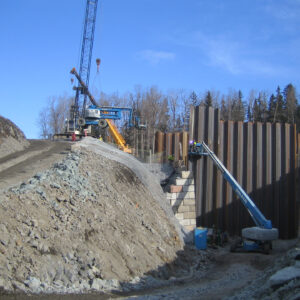 Access Challenges- sheet pile