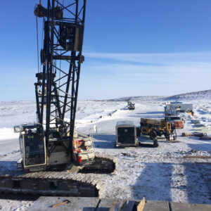 Arctic Craning- Inuvik Bridges