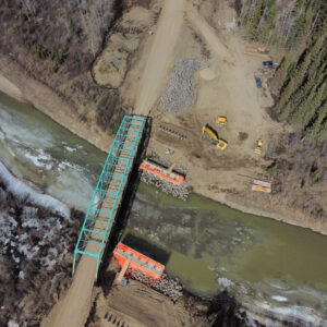 Ariel View- Redwillow River Bridge