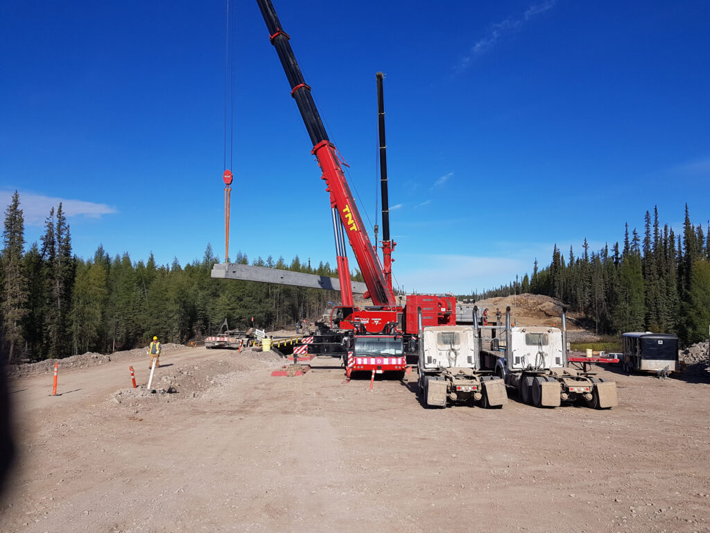 Bridge Girder Crane Lift