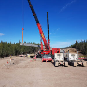 Bridge Girder Crane Lift