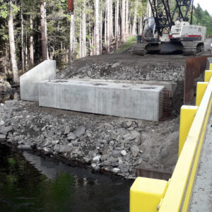 Concrete Blocks-Geikie Bridge