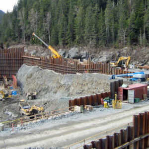 Intake Piling- Forrest Kerr Hydro