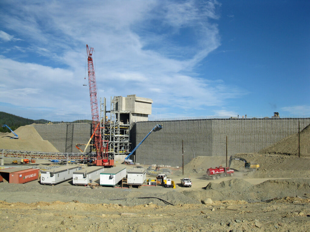 Main Mt Milligan Mine- MSE Wall