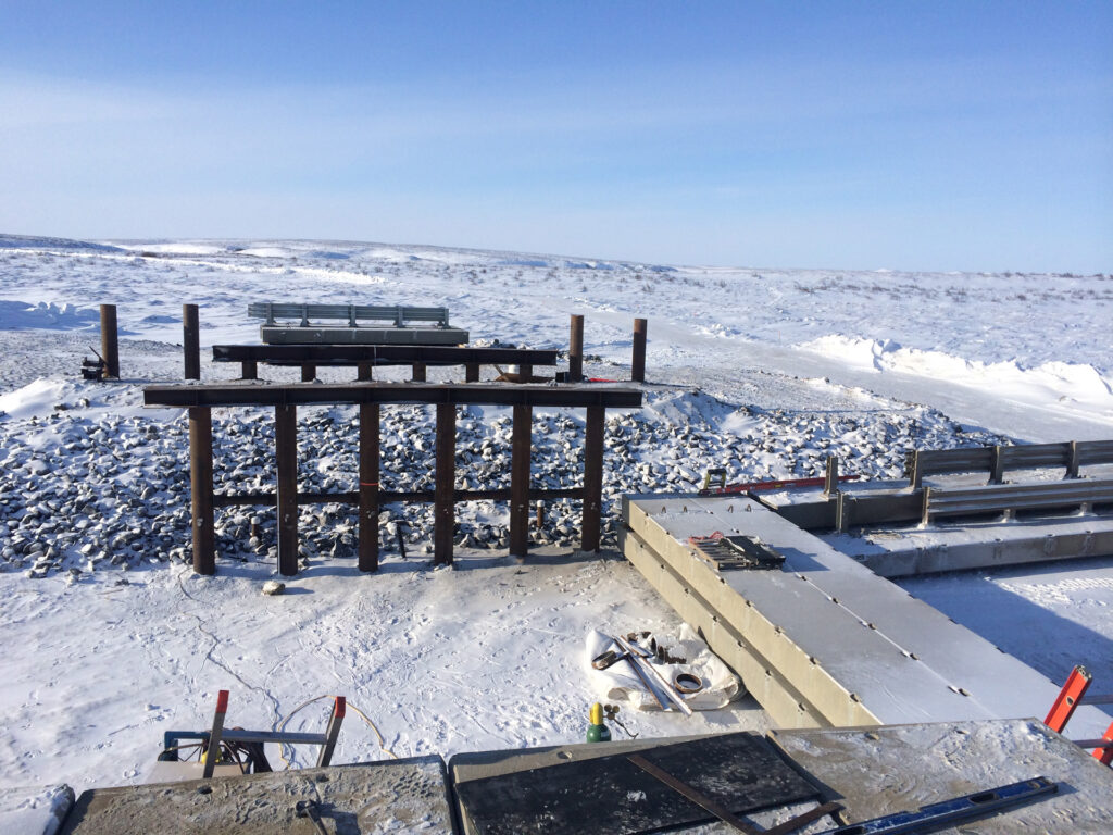 Tuktoyaktuk Bridges Piling