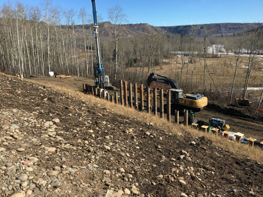 Blind Corner Piling