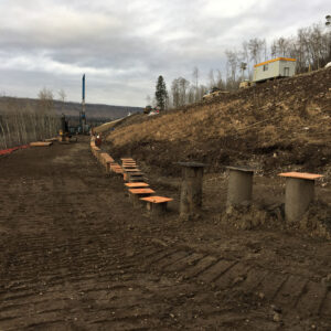 Road Piling Installation