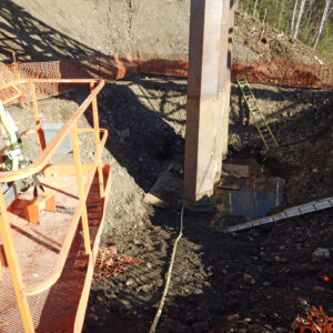 Sheet piling foundation