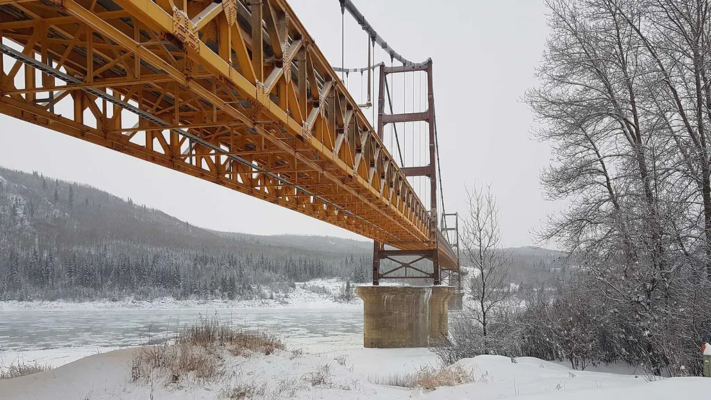 Dunvegan Bridge Project in Winter