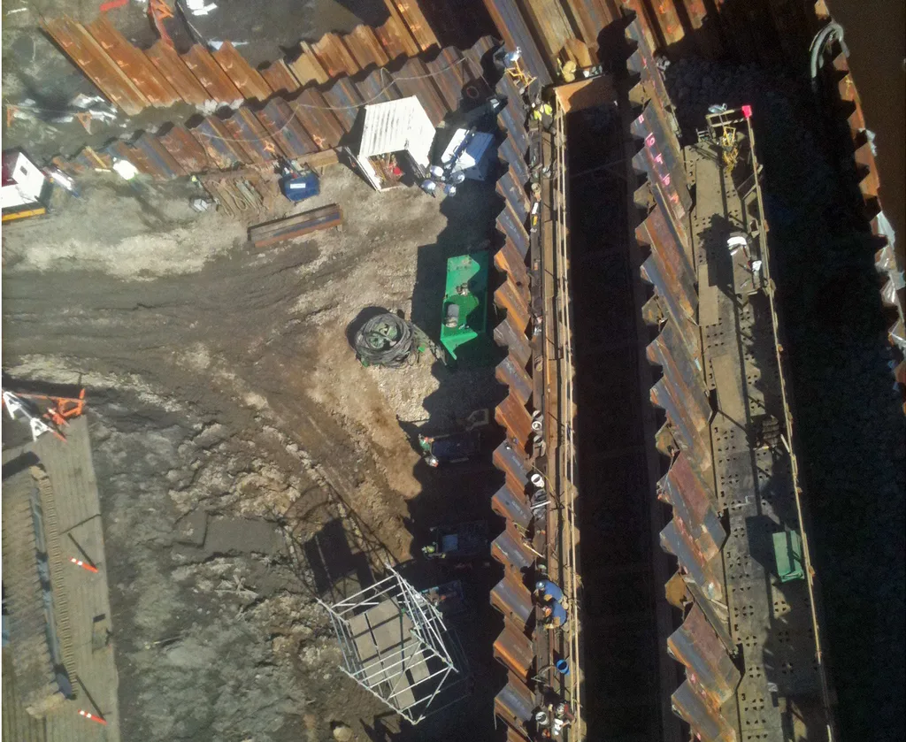 Kaybob Project Sheet Pile Foundation
