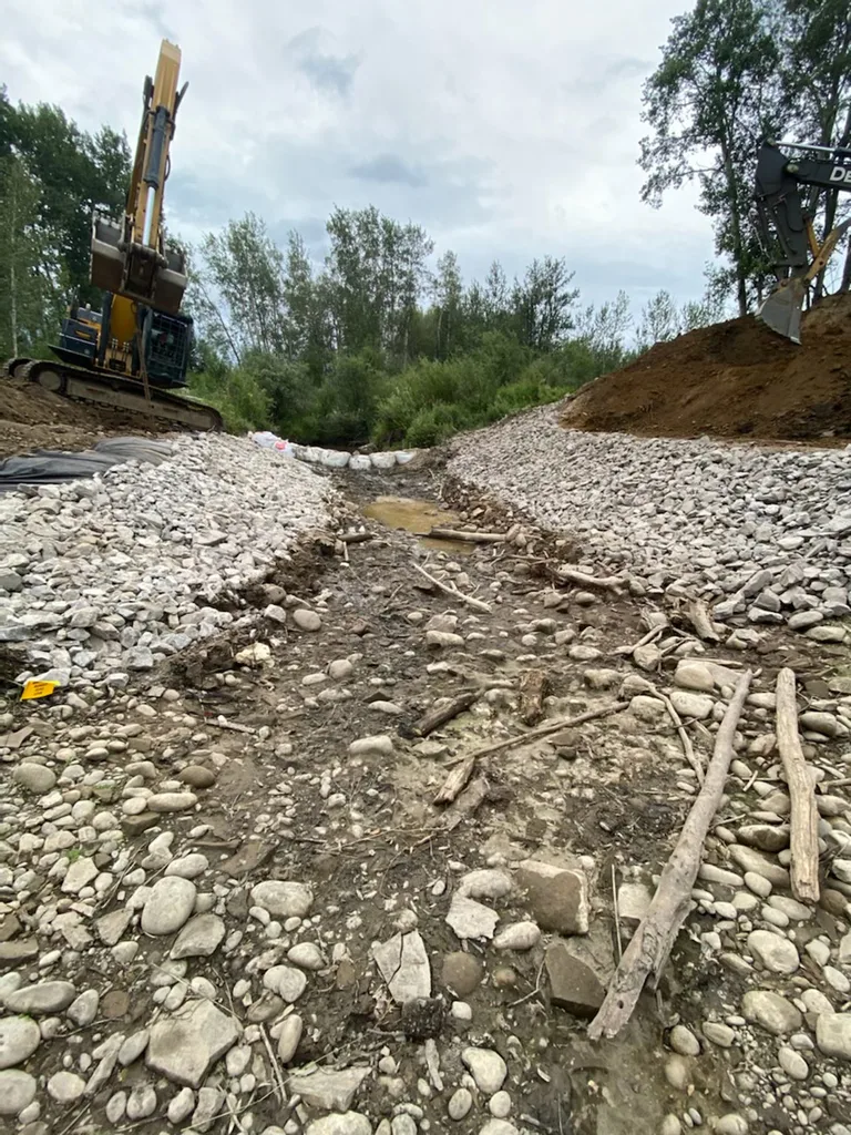 Creek Work- Bridge