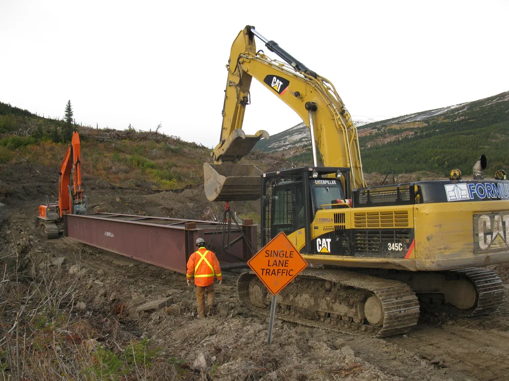 Girder Erection- Coal Mine Bridge