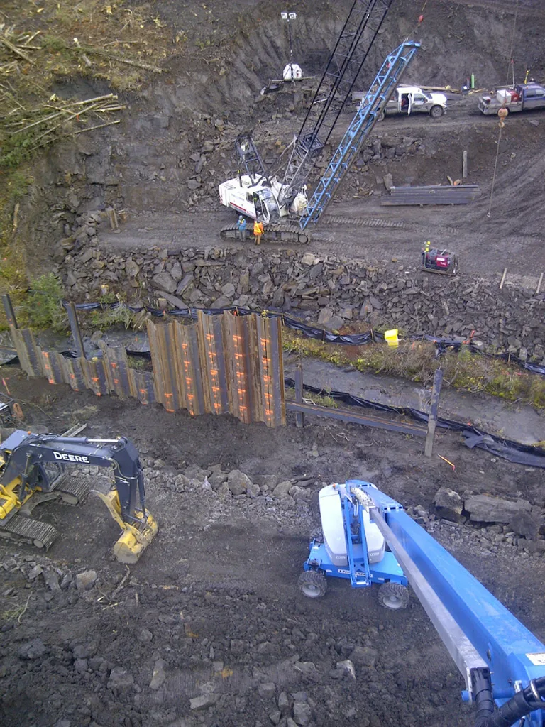Northeast BC Coal Mine Piling