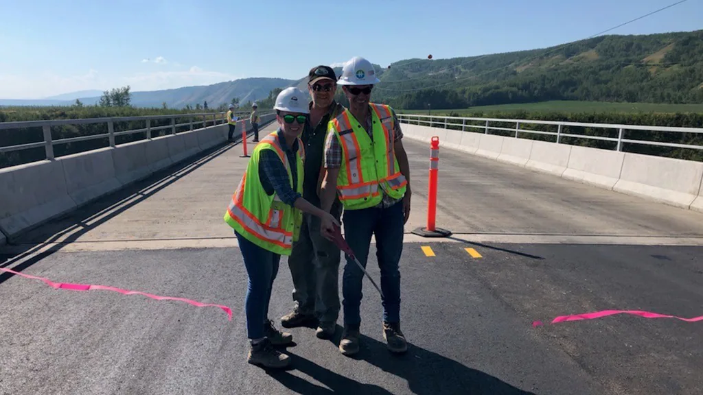 Dry Creek Highway Bridge Ribbon Cutting