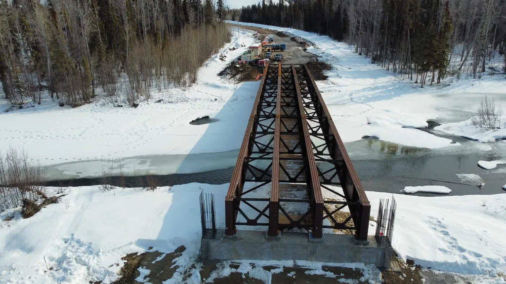 Nordenskiold River Bridge Steel Girders