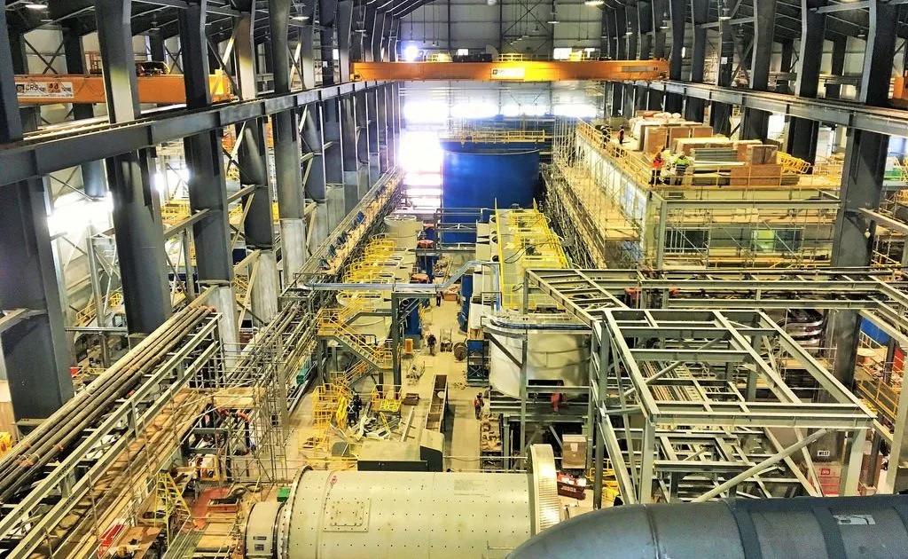 Brucejack Mine Mill Internal Steel Erection