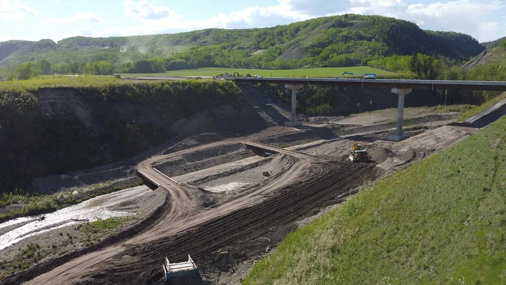 Dry Creek Highway Bridge Worksite