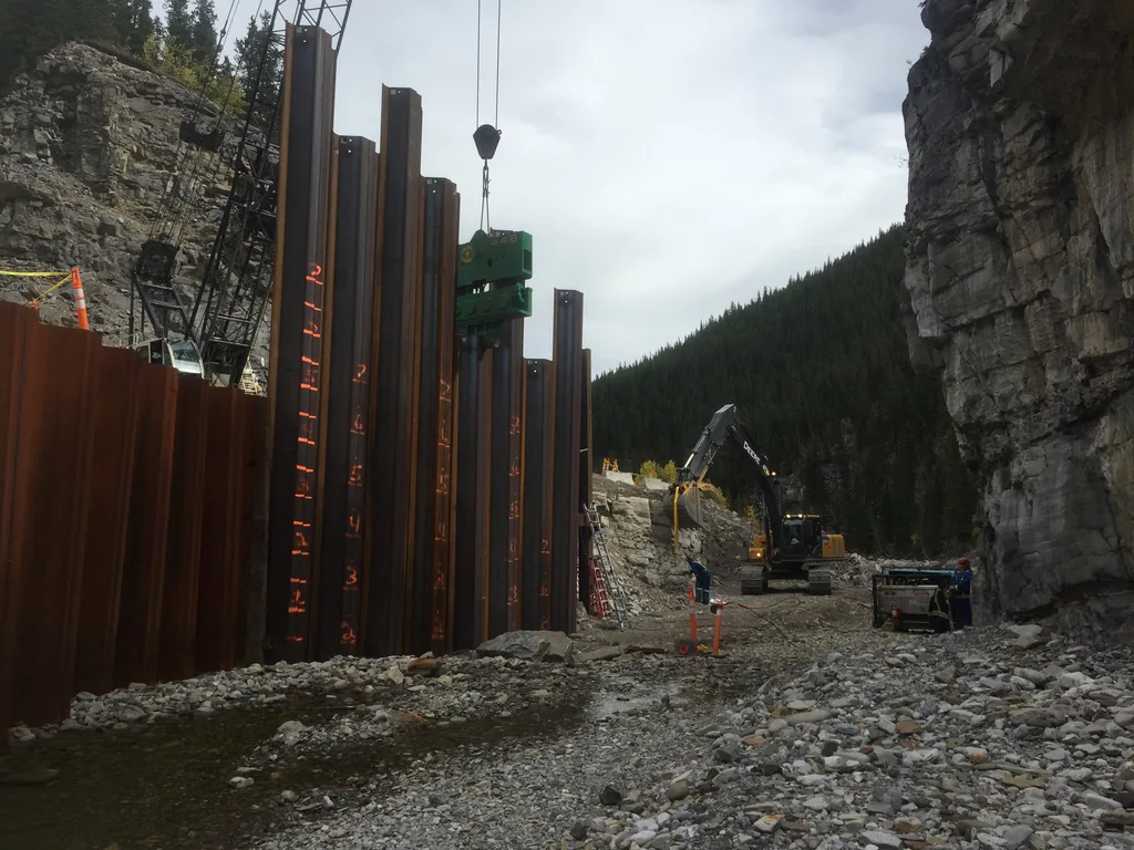 Oil and Gas Sheet Piling Wall
