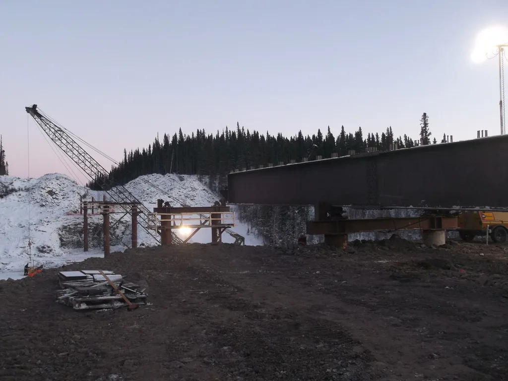 Girder Erection- Prohibition Creek