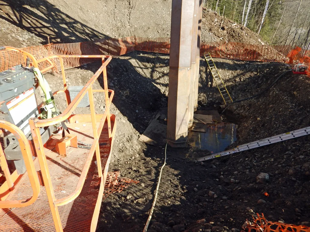 Sheet piling foundation