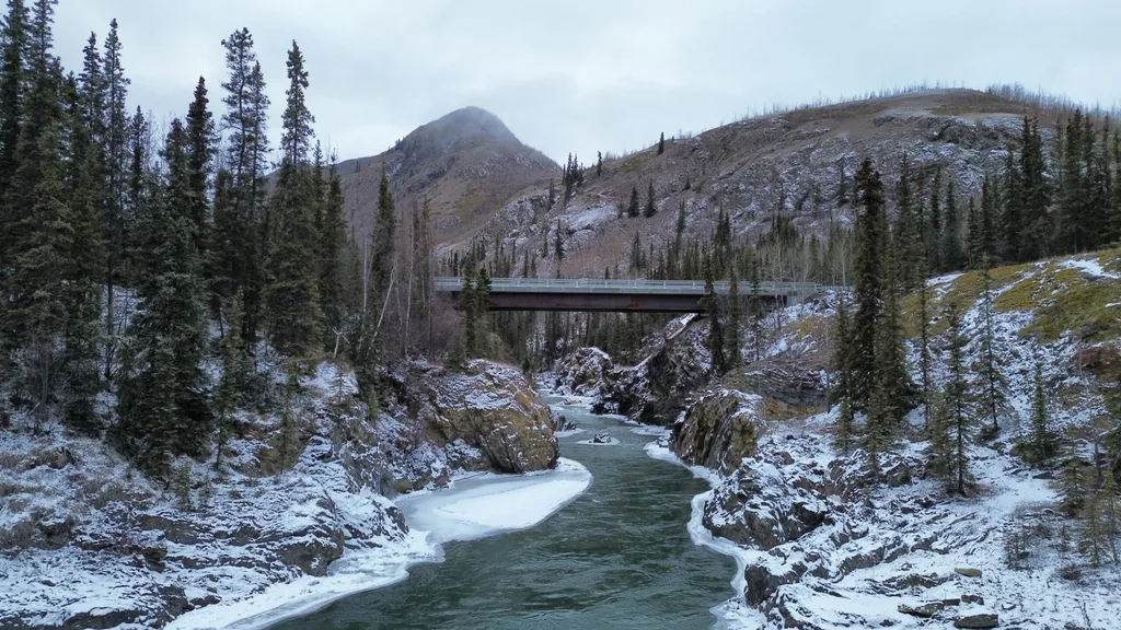 Lapie River Bridge, Ross River Yukon