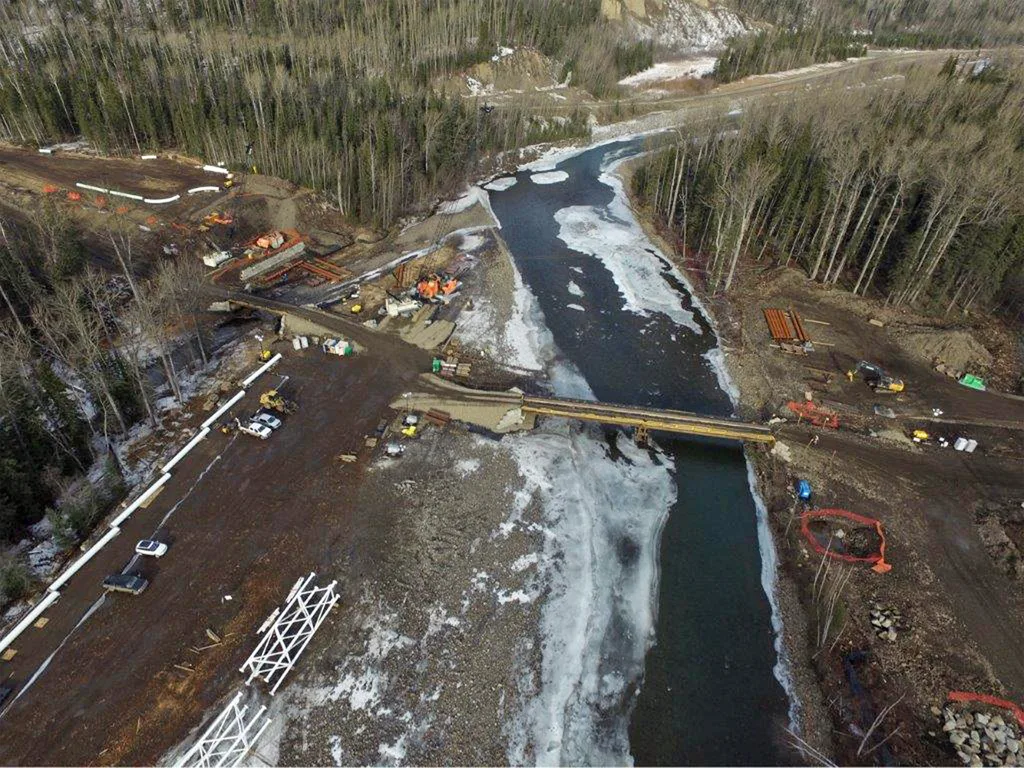 Oil and Gas Ariel Bridge
