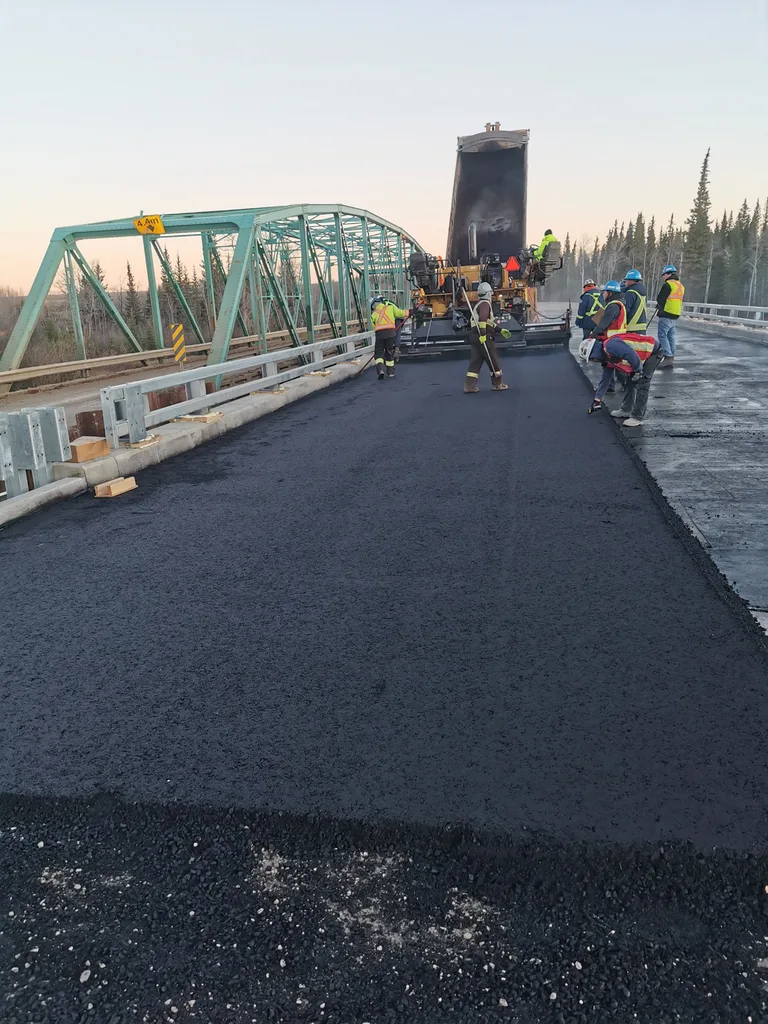 Paving- Redwillow River Bridge 2