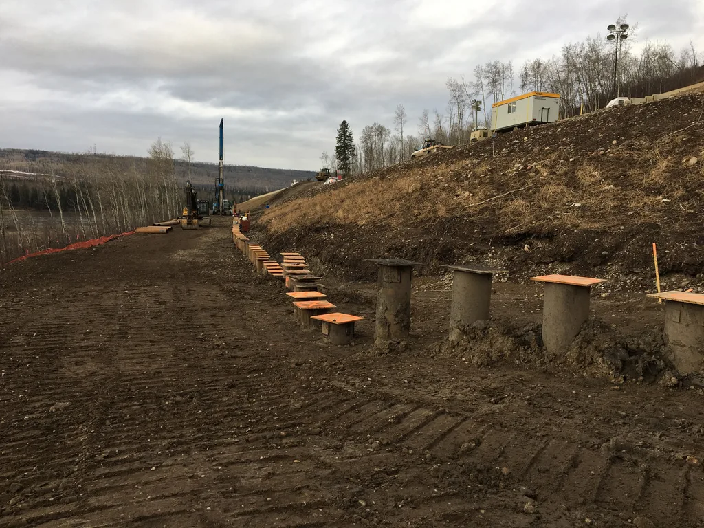 Road Piling Installation