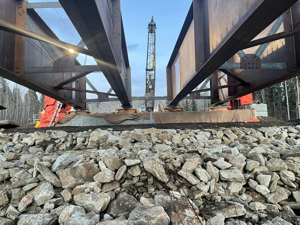 Nordenskiold River Bridge Steel Girders