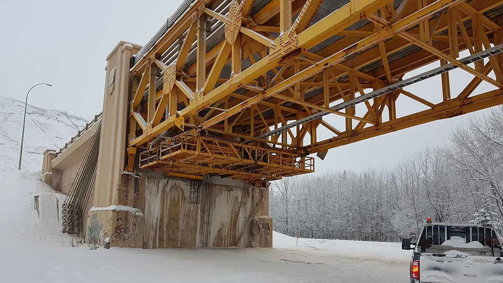 Dunvegan Bridge Project in Winter